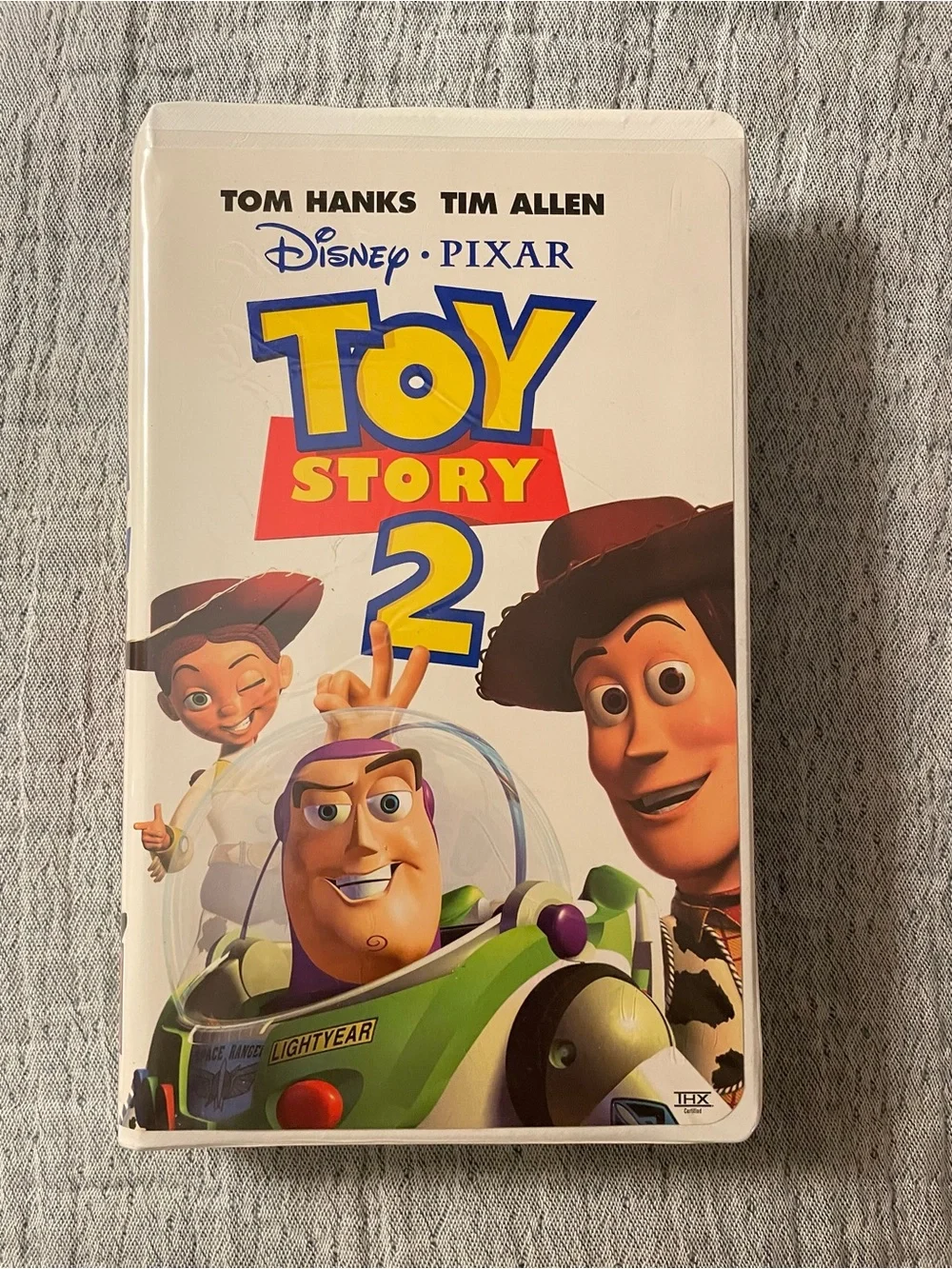 Disney Toy Story 2 VHS Case White with Multicolor Logo